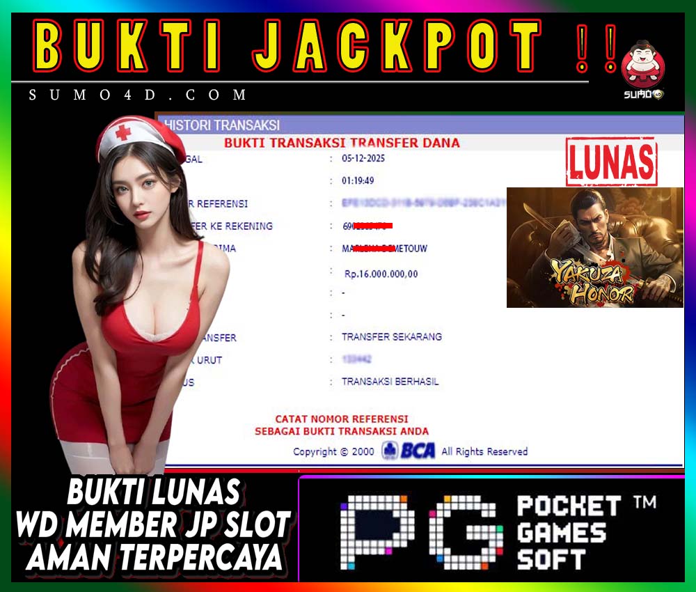 BUKTI JACKPOT SUMO4D-