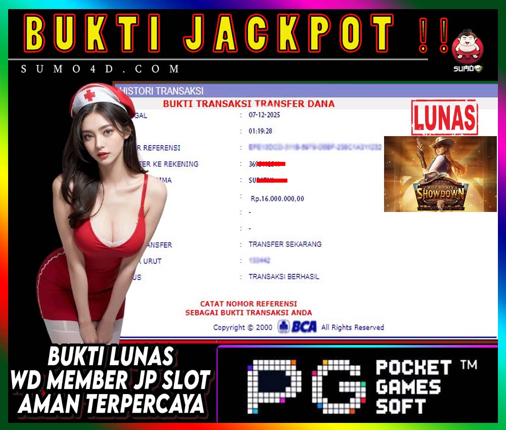 BUKTI JACKPOT SUMO4D-