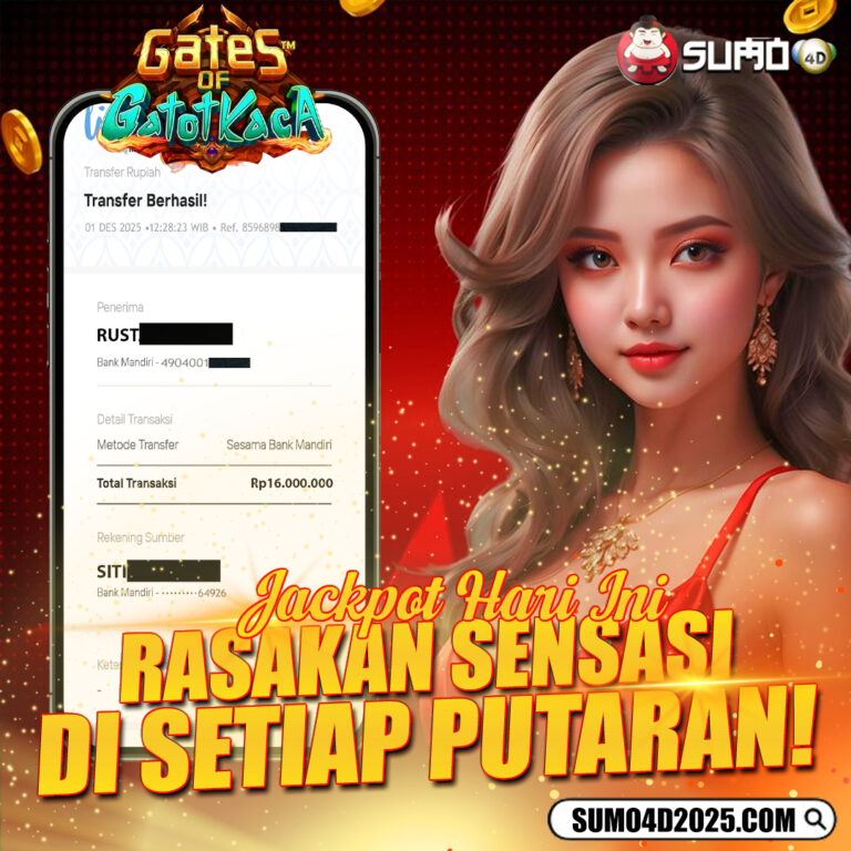 JACKPOT SLOT PRAGMATIC PLAY 01 DESEMBER 2025