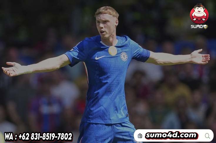 Ekspresi Cole Palmer pada laga Chelsea vs Crystal Palace di Stamford Bridge,