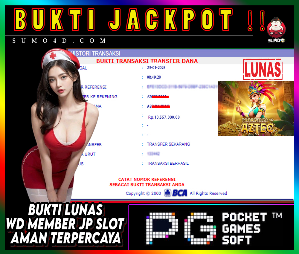 BUKTI JACKPOT SUMO4D-