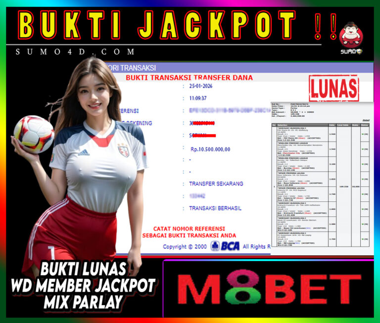 BUKTI JACKPOT SUMO4D-