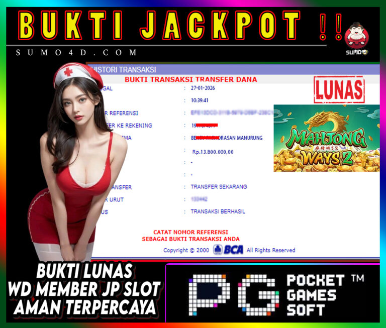 BUKTI JACKPOT SUMO4D-