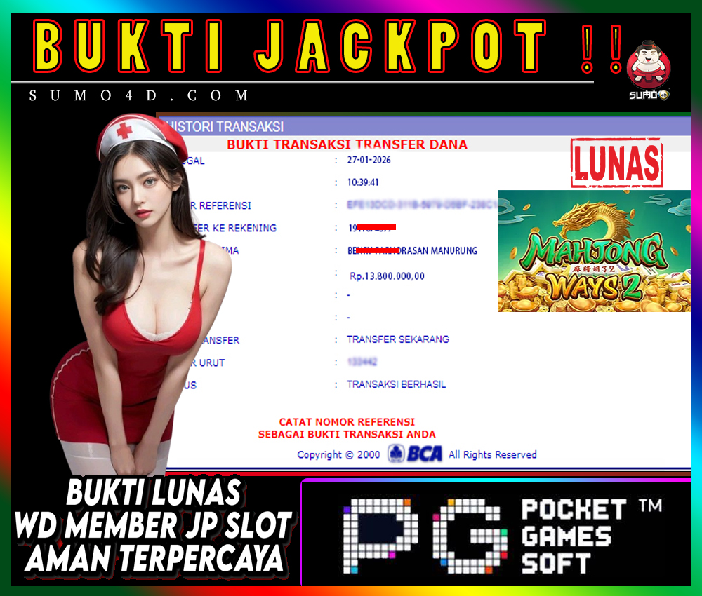 BUKTI JACKPOT SUMO4D-