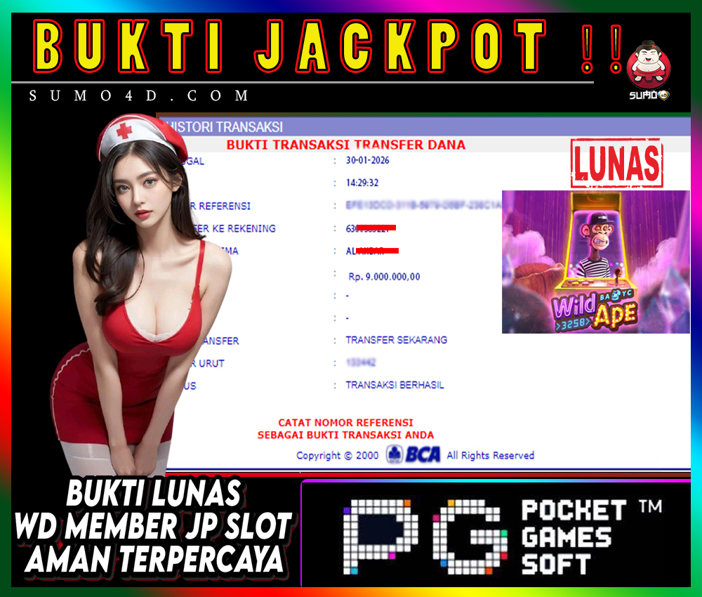 BUKTI JACKPOT SUMO4D-