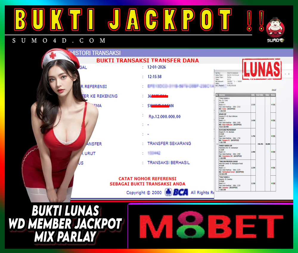 BUKTI JACKPOT SUMO4D-