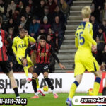 Aksi Mathys Tel di laga Bournemouth vs Tottenham, 8 Januari 2026.