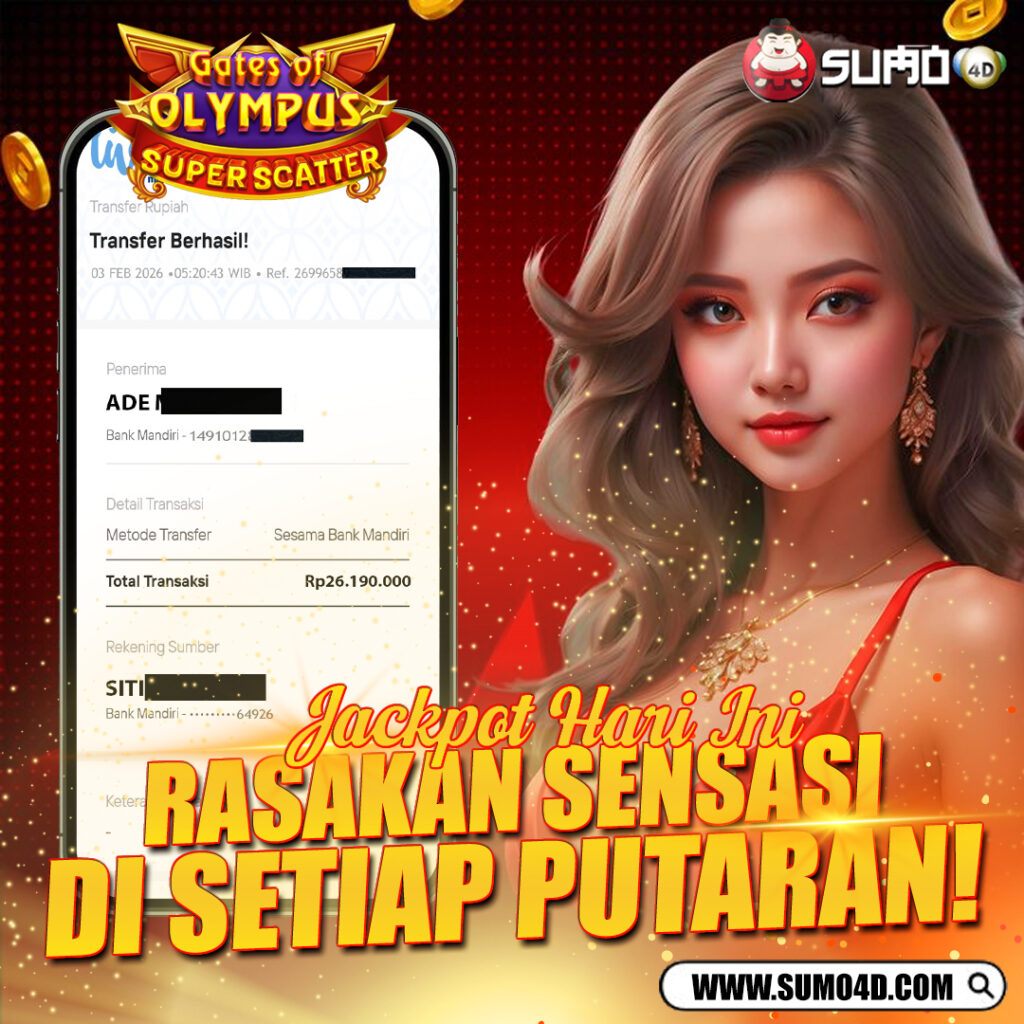 BUKTI JACKPOT SLOT PRAGMATIC PLAY 03 FEBRUARI 2026