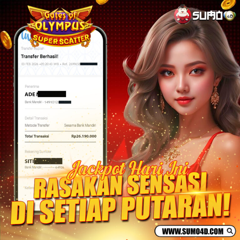 BUKTI JACKPOT SLOT PRAGMATIC PLAY 03 FEBRUARI 2026